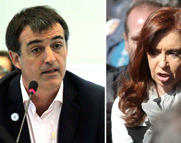 Esteban Bullrich y Cristina Kirchner