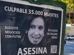 Macrismo complicado: imputaron a cuatro hombres por los afiches contra Cristina Kirchner