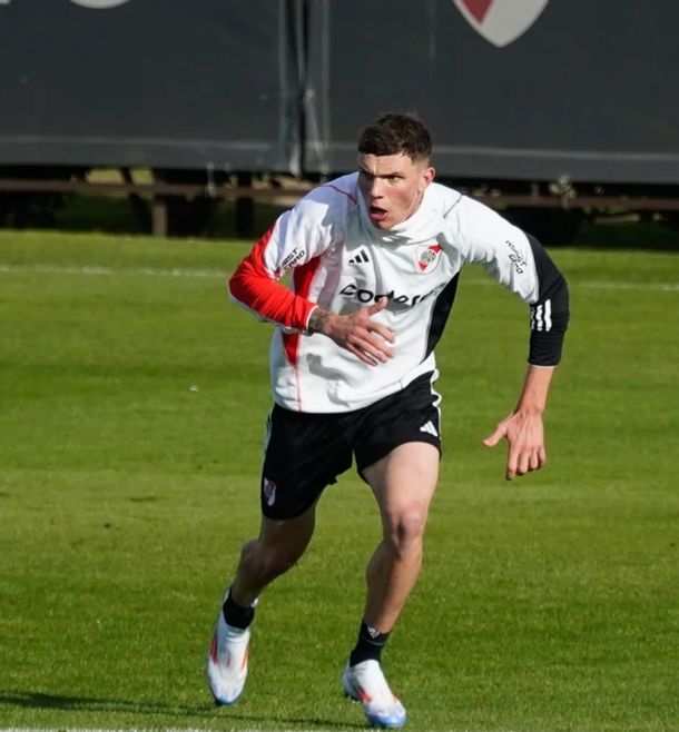 Franco Carboni rescindió su préstamo en River a menos de dos meses de ser presentado