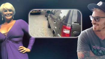 Fede Bal dejó el auto mal estacionado Fede Bal dejó el auto mal estacionado