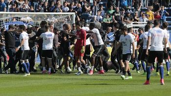 Otra vez la violencia ocurrió en el estadio del Lyon Otra vez la violencia ocurrió en el estadio del Lyon