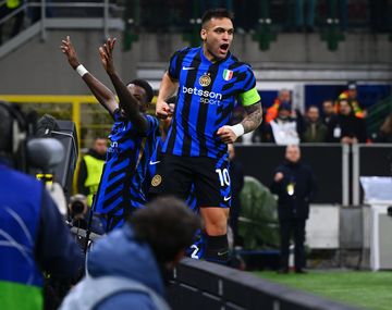Lautaro marcó un triplete y se convirtió en la máximo goleador del Inter por Champions