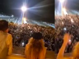 Fátima Florez celebró Año Nuevo en Mar del Plata junto a seguidores de Milei