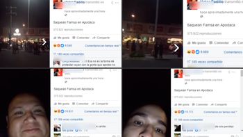 Dos ladrones robaron un celular y transmitieron todo por Facebook Dos ladrones robaron un celular y transmitieron todo por Facebook