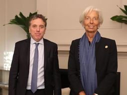 Nicolás Dujovne y Christine Lagarde