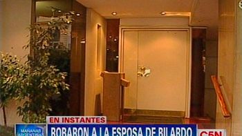 El frente del edificio en el que vive la familia Bilardo El frente del edificio en el que vive la familia Bilardo