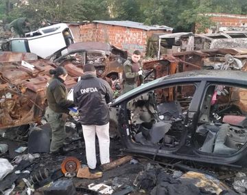 Incautan autopartes y 12 vehículos semidesarmados con pedido de secuestro 