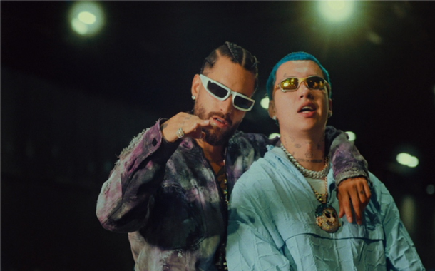 Maluma y Blessd presentaron El Reloj, su nueva colaboración