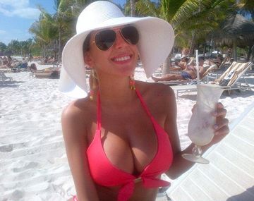 Virginia Gallardo, a full con el sol