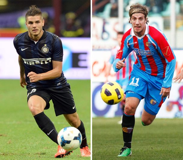 Fracasó el Superclásico del amor: empate entre el Inter de Icardi y el Catania de Maxi López