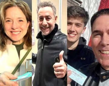 Así votaron los famosos: fotos de las celebridades
