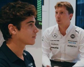 La reacción de Colapinto al conocer que se iba a subir a un F1 por primera vez