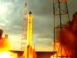 Un cohete se estrelló segundos después del despegue