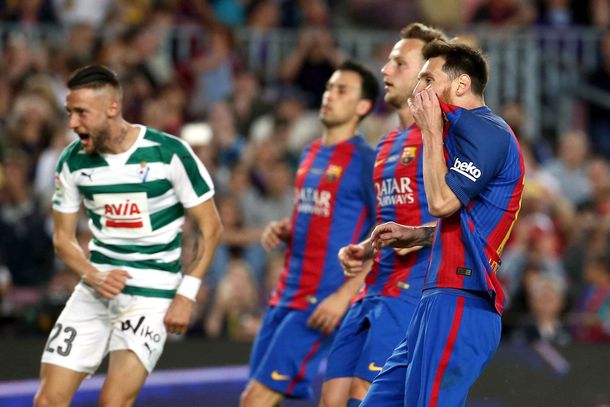 El rosarino se lamenta tras el penal fallado