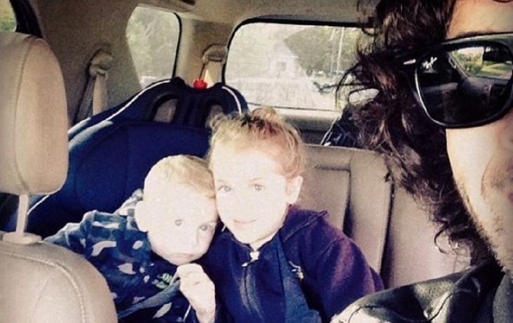 Separado, Mariano Martínez se muestra con sus hijos