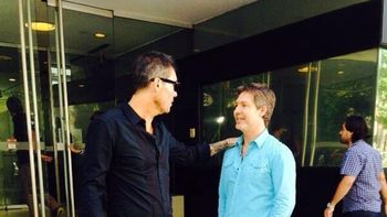 tinelli ya volvio a la tv: grabo con suar para solamente vos tinelli ya volvio a la tv: grabo con suar para solamente vos