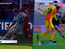 a lo messi contra iran: un jugador de gimnasia hizo un golazo en el ultimo minuto a lo messi contra iran: un jugador de gimnasia hizo un golazo en el ultimo minuto
