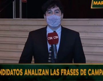 Lo que nadie vio del cierre de campaña del Frente de Todos lo muestra Lautaro Maislin