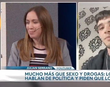 Joven del PRO fue a apoyar a Vidal a la TV y terminó haciendo un papelón