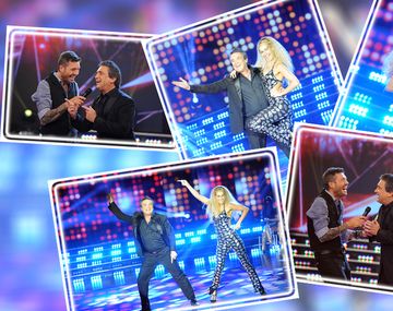 Nito y su pareja Silvina cerraron música disco