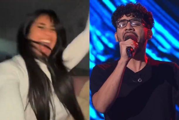 La alegría de Daniela Celis luego de que su primo fuese elegido en La Voz Argentina