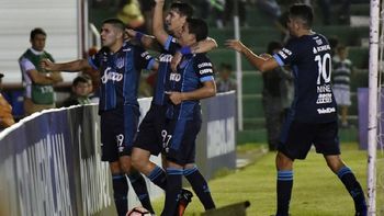 Festejo de Atlético Tucumán ante Oriente Petrolero Festejo de Atlético Tucumán ante Oriente Petrolero