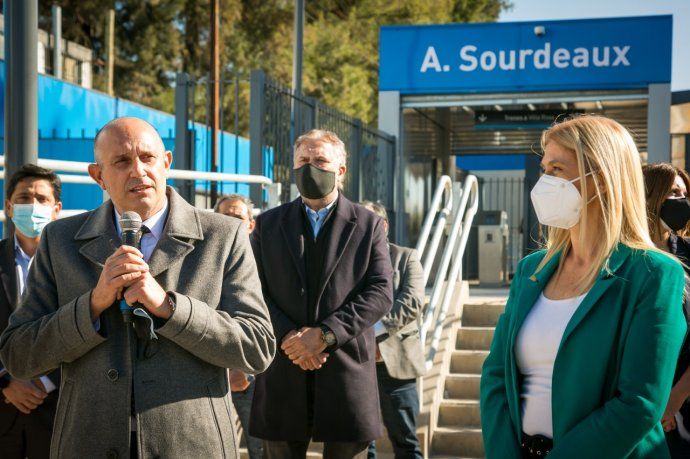 Inauguraron una estación del tren Belgrano Norte tras ser renovada
