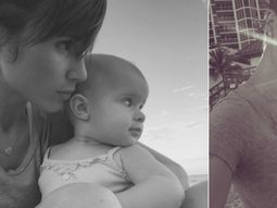 Chechu Bonelli con Carmela, su segunda hija con Darío Cvitanich.