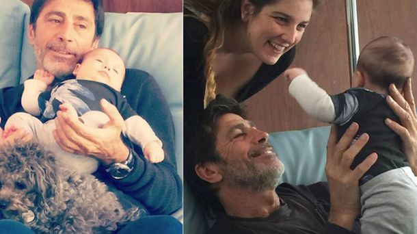 Las tiernas fotos de Nico Repetto con Toribio. 