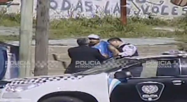 Así apresaron al motochorro de La Boca