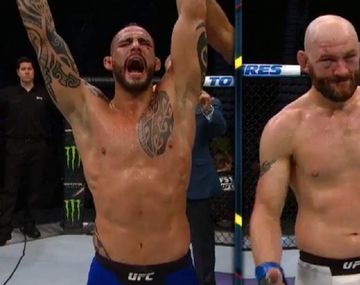 Ponzinibbio brilló en Salt Lake City y sumó un nuevo triunfo en UFC