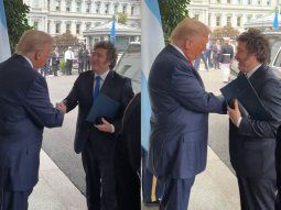 El halago que no se vio: qué le dijo Javier Milei a Donald Trump tras arribar a la Casa Blanca