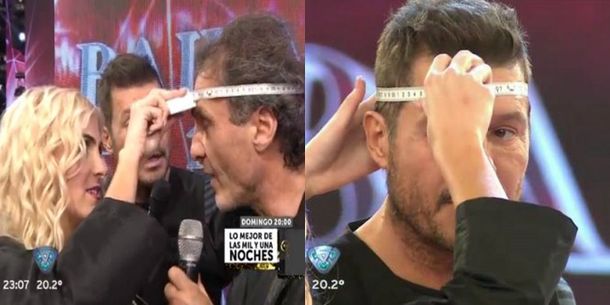¿Quién es más cabezón? Desafío en vivo entre Marcelo Tinelli y Oscar Ruggeri
