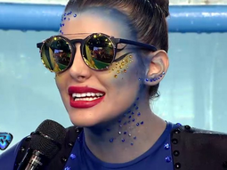 Charlotte Caniggia interpretó a Dory en el aquadance.