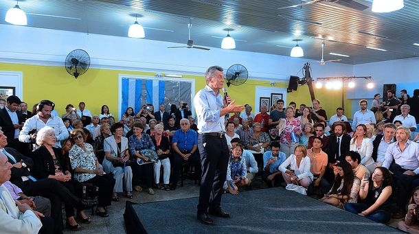 Macri se reunió con jubilados en San Luis