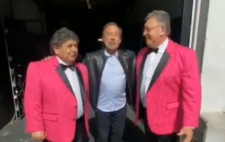 VIDEO: Los Palmeras y Francella se unieron para el mítico hermosa mañana, verdad