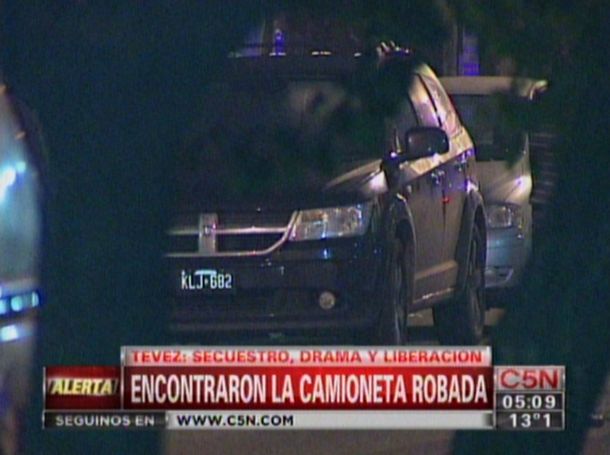 Apareció la camioneta del padre de Carlos Tevez en Ciudadela