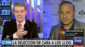 el vasco olarticoechea en c5n: mis referentes son menotti y bilardo el vasco olarticoechea en c5n: mis referentes son menotti y bilardo
