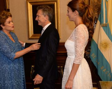 Mauricio Macri saludó a delegaciones extranjeras
