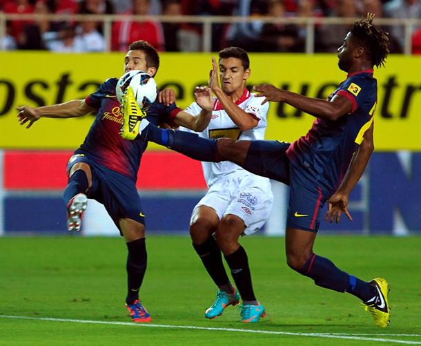Barcelona mantuvo el invicto con sufrimiento ante Sevilla