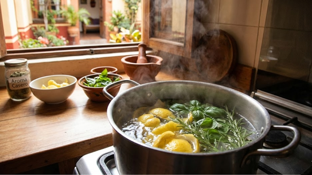 El secreto detrás de hervir cáscara de limón