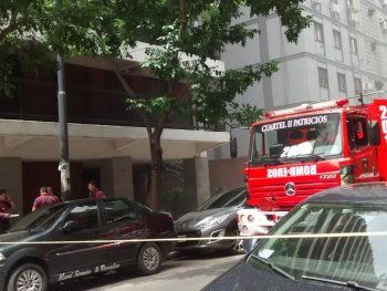 Incendio en un edificio de Palermo: rápida acción de los Bomberos
