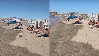 malestar en mar del plata: avanzan los balnearios en playa grande y practicamente se queda sin espacio publico malestar en mar del plata: avanzan los balnearios en playa grande y practicamente se queda sin espacio publico