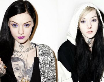 Conocé a la alienígena que posa de modelo