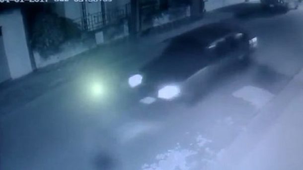 El auto en el que habría sido llevada Micaela García&nbsp;