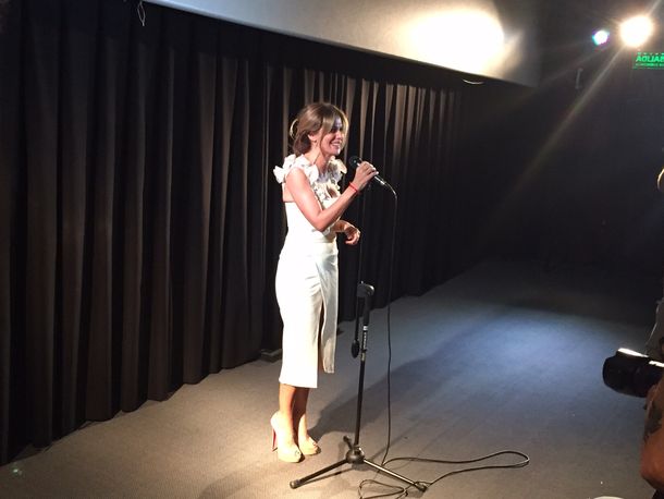 Flavia Palmiero, emocionada a 30 años de Evita, quien quiera oír que oiga