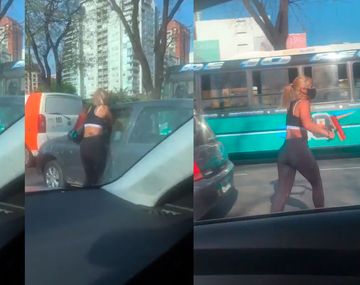 VIDEO: Una limpiavidrios atacó y le robó a una conductora en pleno Palermo