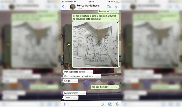 Prometió hacerse un ridículo tatuaje y Twitter lo traicionó: ¿cumplirá?