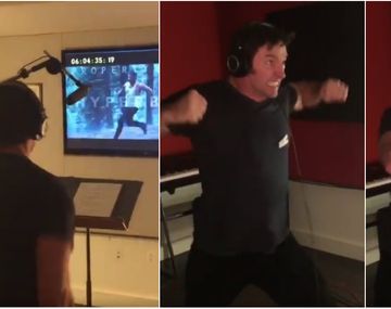 Hugh Jackman en plena acción