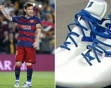 Los nuevos botines de Messi en homenaje a Mateo